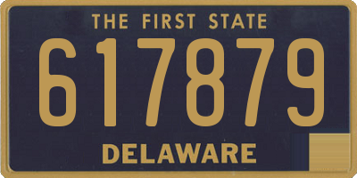 DE license plate 617879