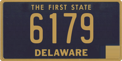 DE license plate 6179