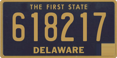 DE license plate 618217