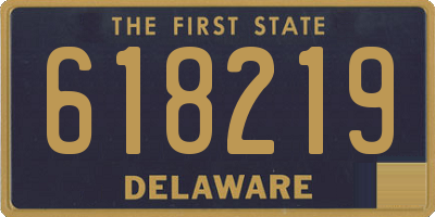 DE license plate 618219