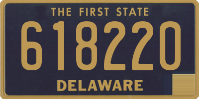 DE license plate 618220