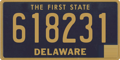 DE license plate 618231