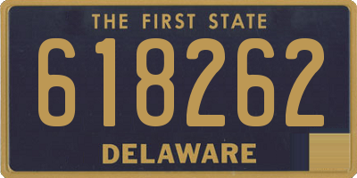 DE license plate 618262