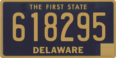 DE license plate 618295