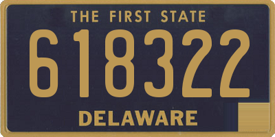 DE license plate 618322