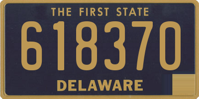 DE license plate 618370