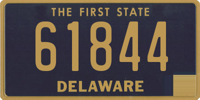 DE license plate 61844