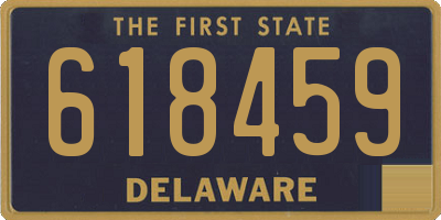 DE license plate 618459
