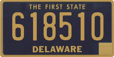 DE license plate 618510