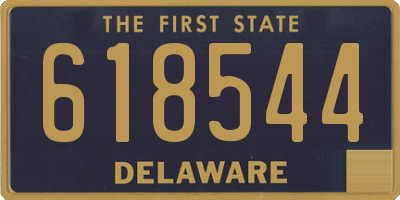 DE license plate 618544