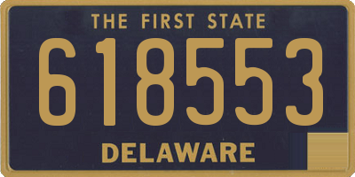 DE license plate 618553