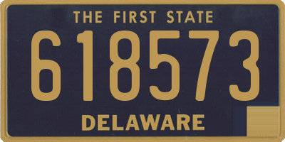 DE license plate 618573