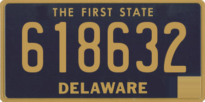 DE license plate 618632