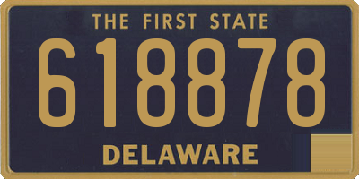 DE license plate 618878