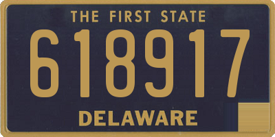 DE license plate 618917