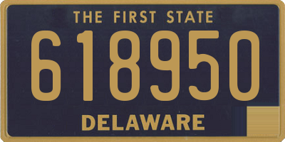 DE license plate 618950