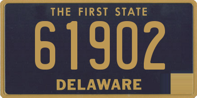 DE license plate 61902