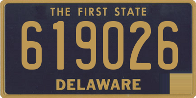 DE license plate 619026
