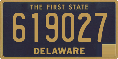 DE license plate 619027