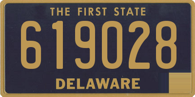 DE license plate 619028