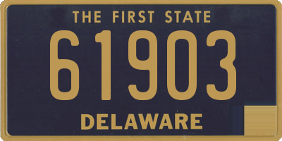 DE license plate 61903