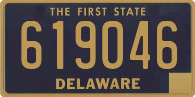 DE license plate 619046