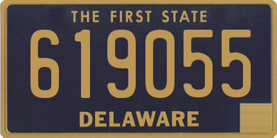 DE license plate 619055