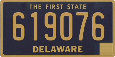 DE license plate 619076