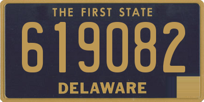 DE license plate 619082