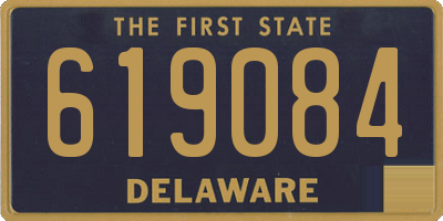 DE license plate 619084