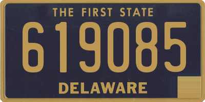 DE license plate 619085