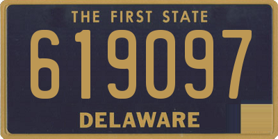DE license plate 619097