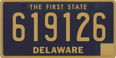 DE license plate 619126