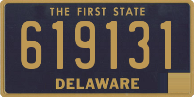 DE license plate 619131