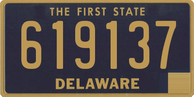 DE license plate 619137