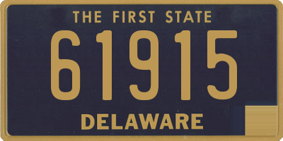 DE license plate 61915