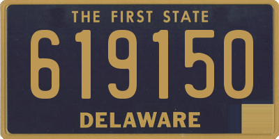 DE license plate 619150