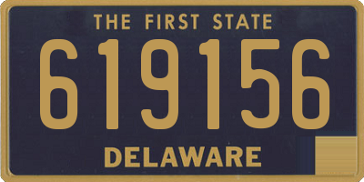 DE license plate 619156