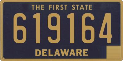 DE license plate 619164