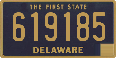 DE license plate 619185
