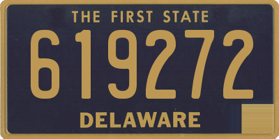 DE license plate 619272