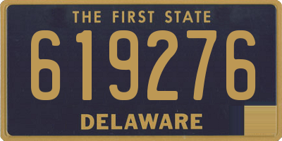 DE license plate 619276