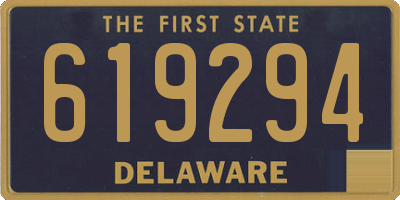 DE license plate 619294