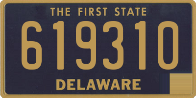 DE license plate 619310