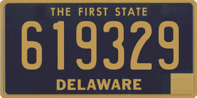 DE license plate 619329