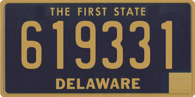 DE license plate 619331