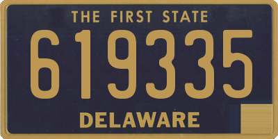 DE license plate 619335