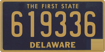 DE license plate 619336