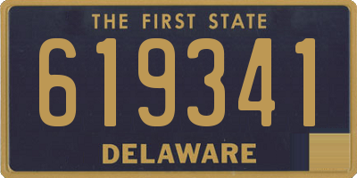 DE license plate 619341