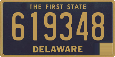 DE license plate 619348